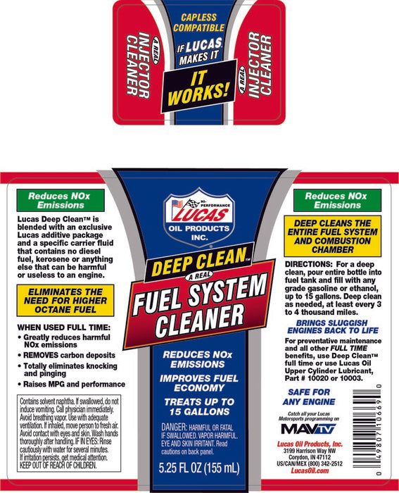 Deep Clean Fuel System Cleaner 5.25 FL OZ