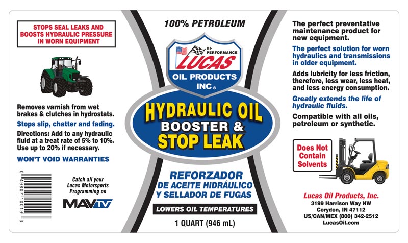 Hydraulic Oil Booster & Stop Leak 1 QT