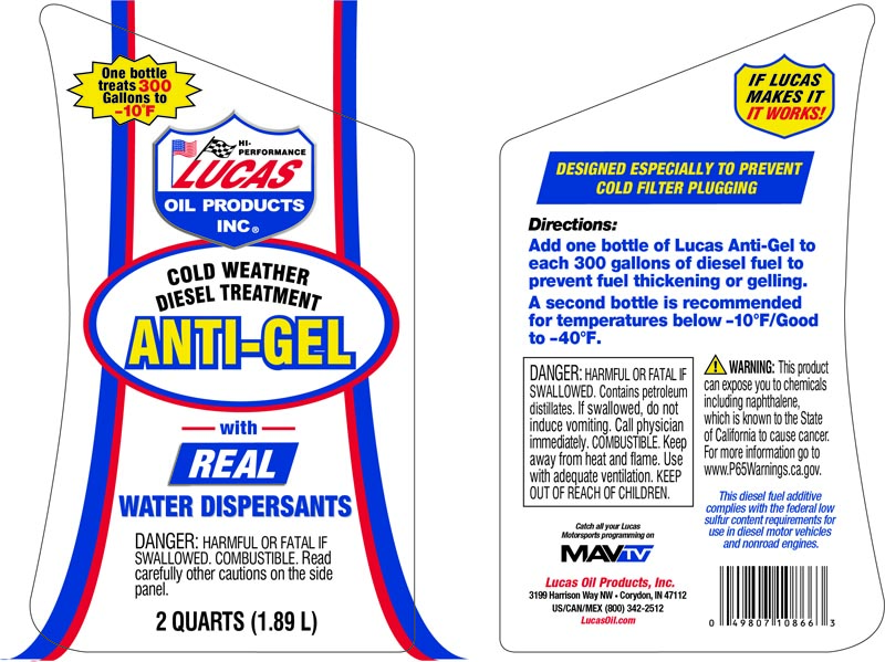 Anti-Gel Cold Weather Diesel Treatment 1/2 GALLON