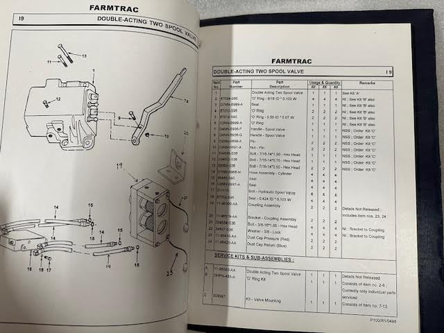 FARMTRAC PARTS CATALOG 50/55/60