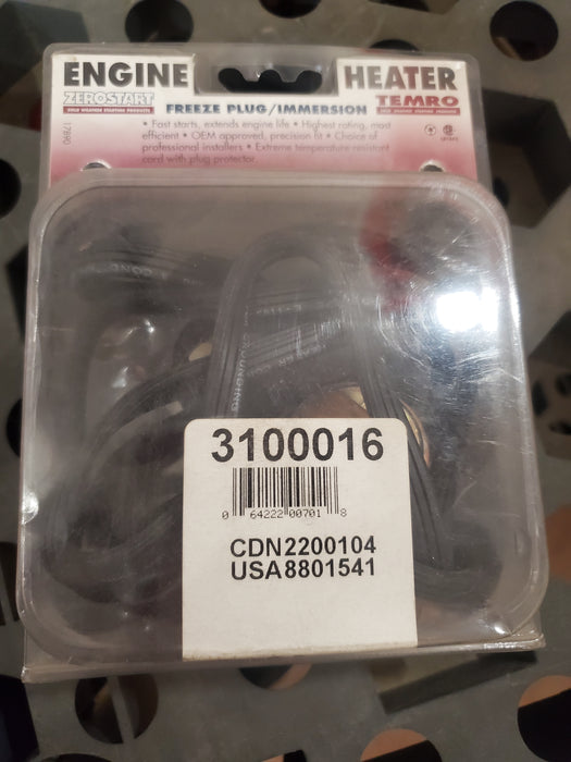 Freeze Plug Heater 3100016