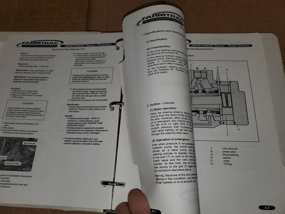 Farmtrac Long 330/390 HST Manual