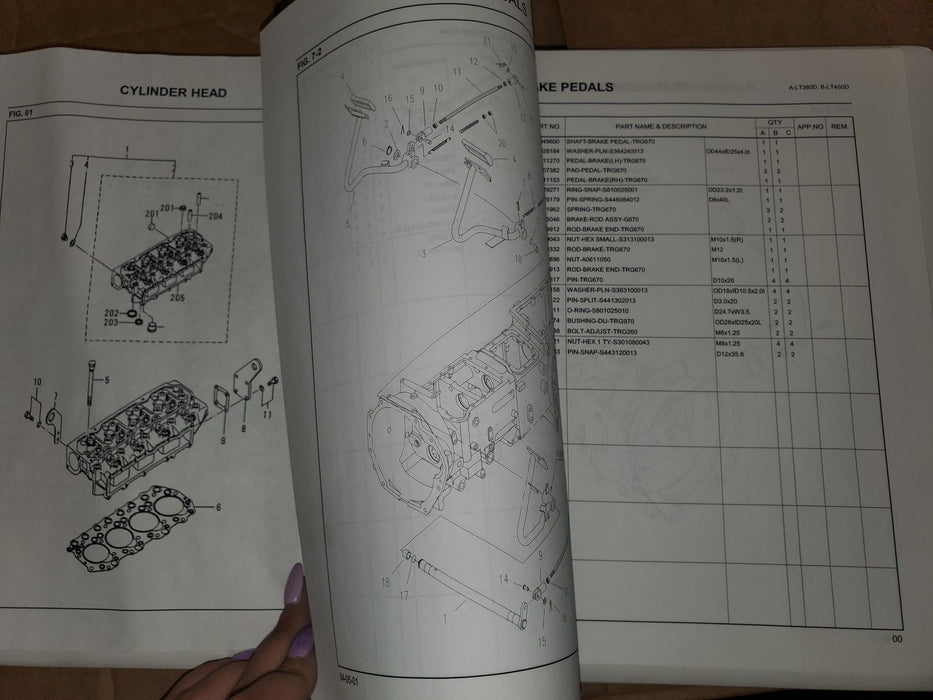 Montana 4550 Parts Manual