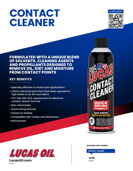 Lucas Contact Cleaner 14 FL OZ