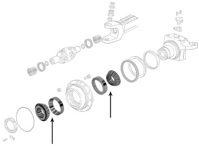 Roller Bearing ESL14731, ESL15060, 006500443C1, D10109760