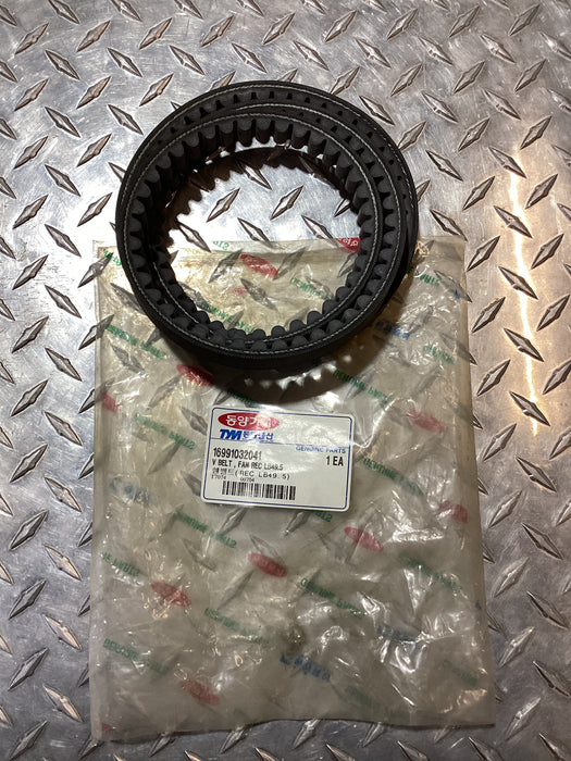 TYM V-Belt, Fan Rec LB49.5, 16991032041