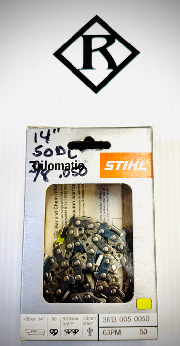 Stihl 14" Chain, 3/8" .050 Picco Low-Vib, 63PM 50, 36130050050