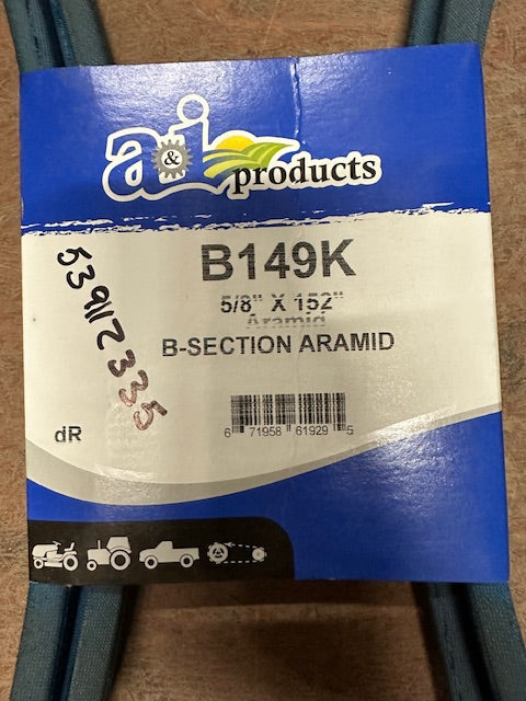 B149K Aramid Blue V-Belt