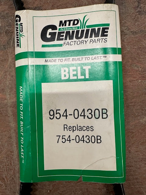 MTD Cub Cadet 954-0430B BELT-V