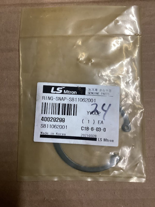 LS TRACTOR SNAP RING, 40029299