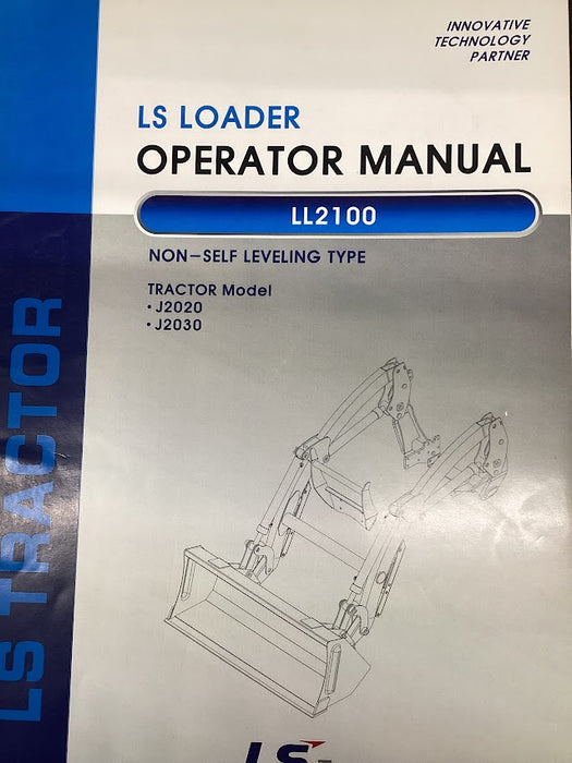 LS LOADER OPERATOR MANUAL LL2100