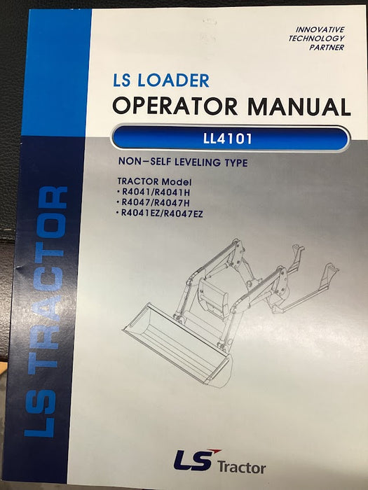 LS LOADER OPERATOR MANUAL LL4101